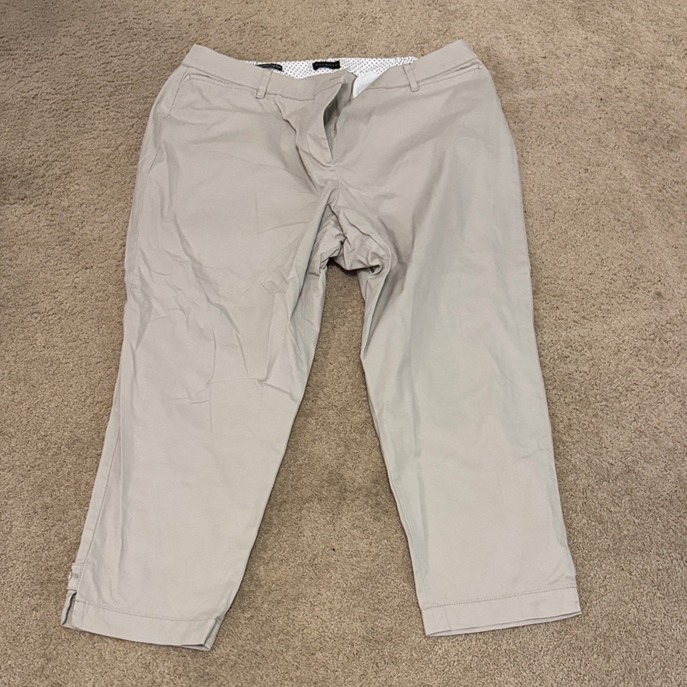 Talbots Women's Light Beige Chinos